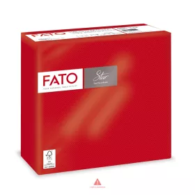 FATO STAR szalvéta piros 38x38 2rtg 40lap 82990400
