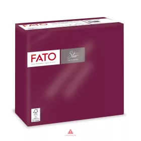 FATO STAR szalvéta bordó 38x38 2rtg 40lap 82990500