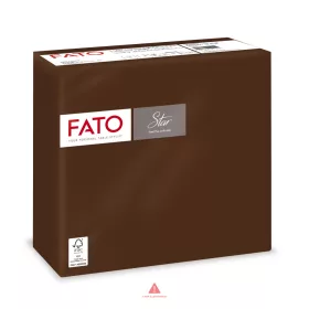 FATO STAR szalvéta csokoládé 38x38 2rtg 40lap 82991000