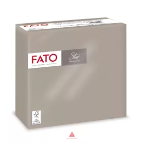 FATO STAR szalvéta galambszürke 38x38 2rtg 40lap 82991800