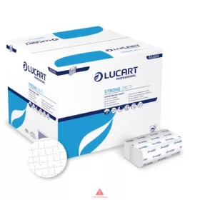   Lucart STRONG 216 TI L-ONE adagolós hajtogatott szalvéta, hófehér, 16,4x24, 2rtg, 150lap, 40cs/krt 832293D