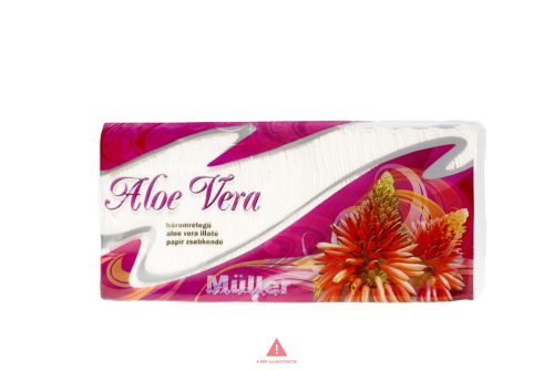 Müller Aloe Vera illatú Papírzsebkendő 100db-os 3rtg.