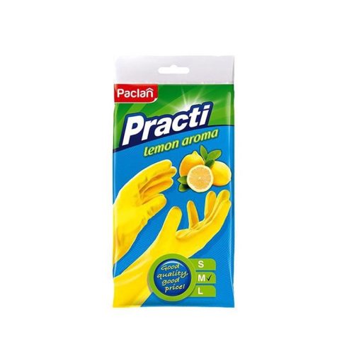 Paclan Practi Gumikesztyű lemon aroma extra erős1 pár "M"