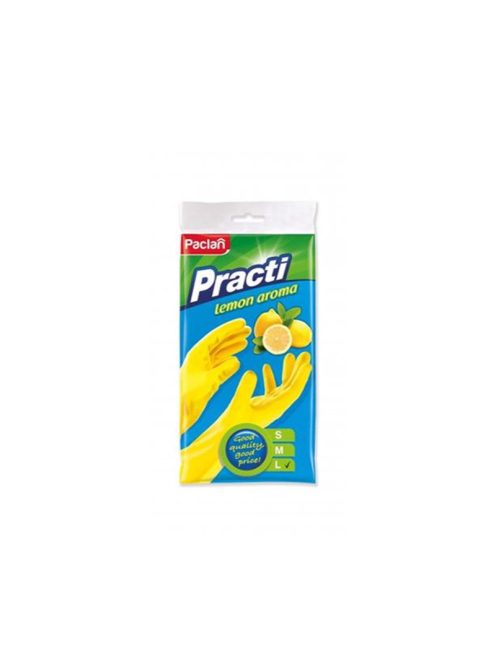 Paclan Practi Gumikesztyű lemon aroma extra erős1 pár "L"