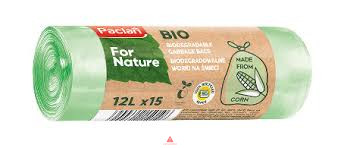 Paclan for Nature biológiailag lebomló szemeteszsák 12l  (15*zsák) 14my