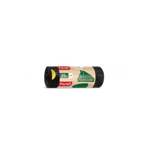 Paclan Ecoline zárószalagos szemeteszsák 35l (*15zsák)  50cm*60cm 23my