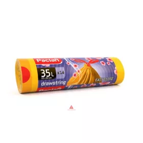   Paclan zárszalagos illatos szemeteszsák 35l (*14zsák) 53cm*60cm 15my
