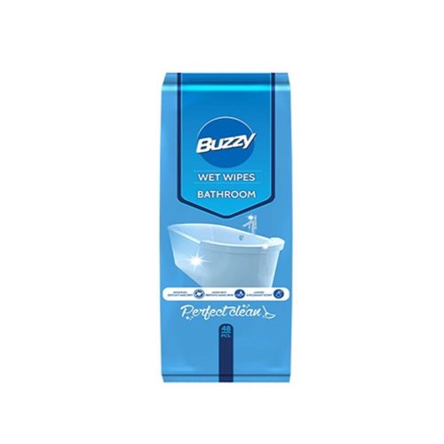 Buzzy nedves törlőkendő 48 db - fürdőszobai
