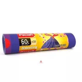   Paclan zárszalagos illatos szemeteszsák 60l (*10zsák)  63cm*71cm 15my