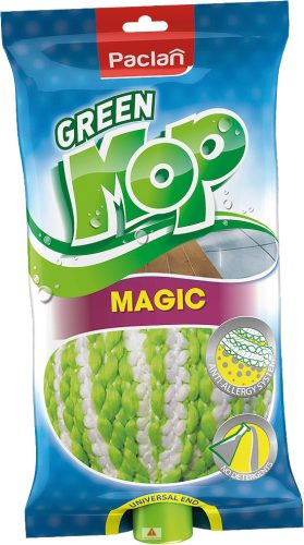 Paclan green mop felmosó fej Magic