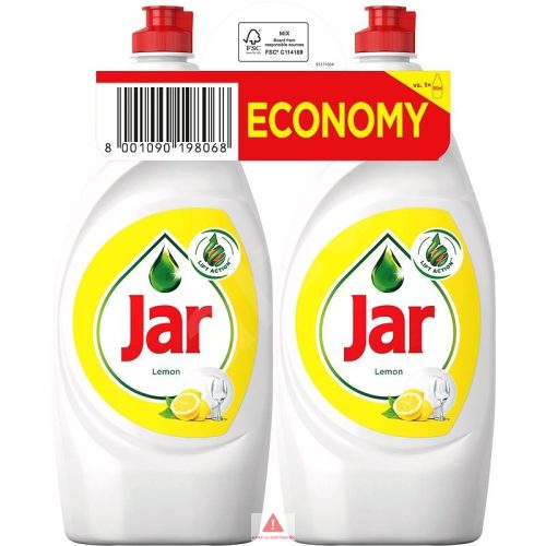 Jar mosogatószer DUO 2x900ml  citrom